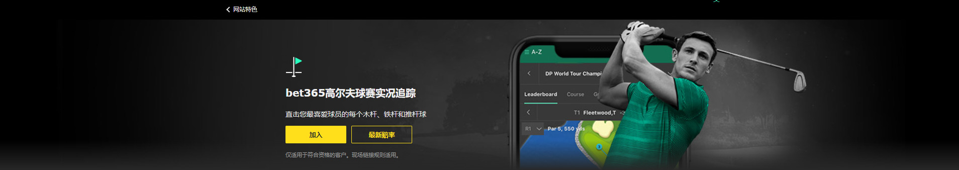 Bet365体育博彩：Bet365高尔夫球赛实况追踪